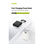Lanex N30 10000mAh Built-In Dual Cable 22.5W Power Bank - Image 3