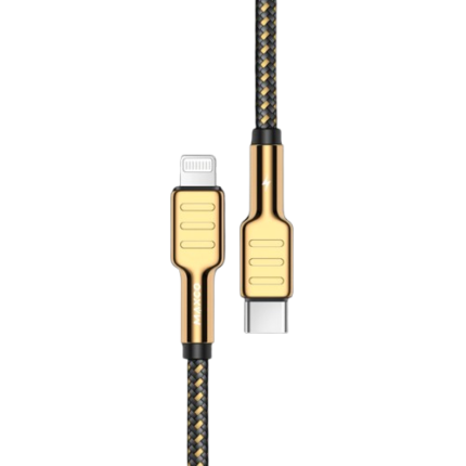 Maxco P02CL MFI Cable 20W Type-C to Lightning 150CM - Black Gold