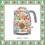 Smeg KLF03DG Dolce and Gabbana Retro Style Kettle 1.7 L Capacity - Red - Image 3