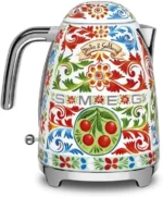 Smeg KLF03DG Dolce and Gabbana Retro Style Kettle 1.7 L Capacity - Red - Image 2