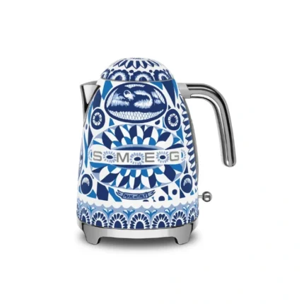 Smeg KLF03DGB Dolce and Gabbana Retro Style Kettle 1.7 L Capacity  Blue