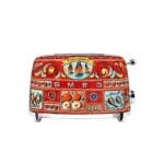 Smeg TSF01DG Dolce and Gabbana Retro Style 2 Slice Toaster - Red - Image 2