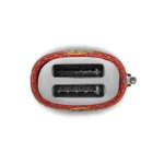 Smeg TSF01DG Dolce and Gabbana Retro Style 2 Slice Toaster - Red - Image 3
