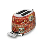 Smeg TSF01DG Dolce and Gabbana Retro Style 2 Slice Toaster - Red - Image 5