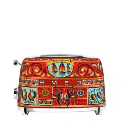 Smeg TSF01DG Dolce and Gabbana Retro Style 2 Slice Toaster - Red