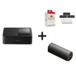 Canon NB-CP2LH Li-ion Battery for Selphy Printers + Canon KP-108in Color ink and Paper Set  108 Sheets + Canon Compact Photo Printer Selphy CP1500